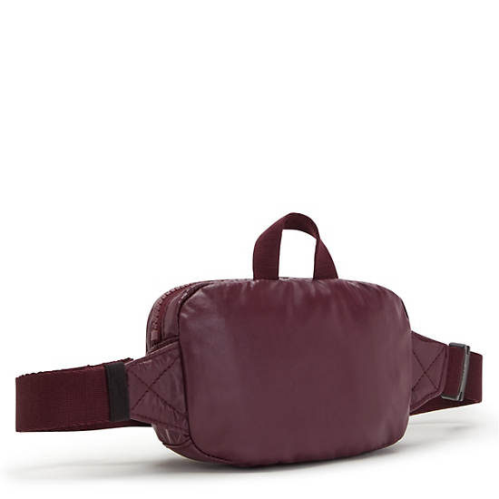 Kipling Alys Metallic Bel Çantası Bordo | TR 2213XY